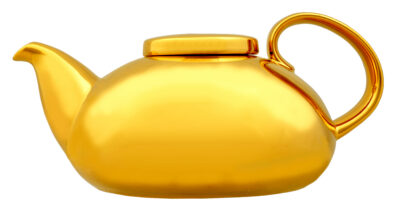 Family Tea Pot golden