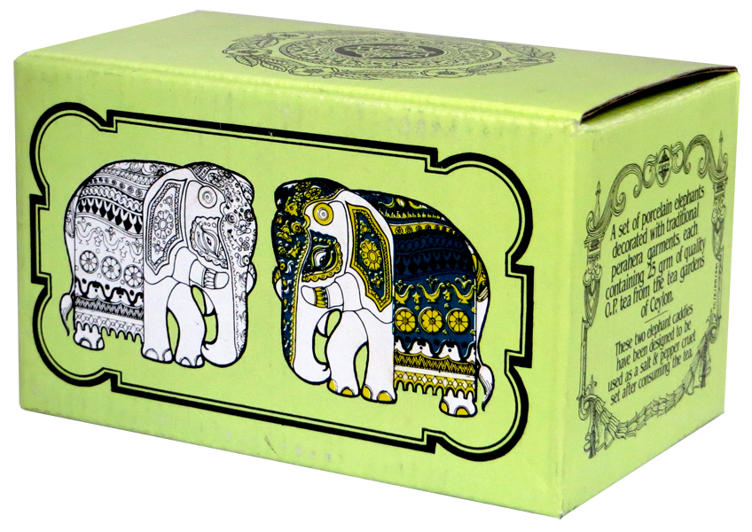 Набір позолочений "Два слона" - Зображення 3